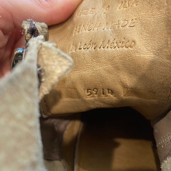 Bed Stu Bonnie Leather Cobbler Combat Boots Women's 9 - Picture 9 of 10